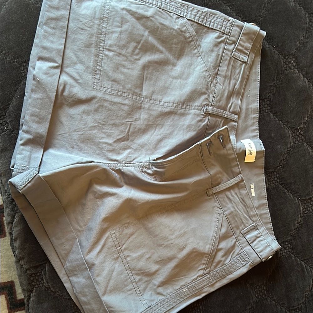 Gray Casual Shorts